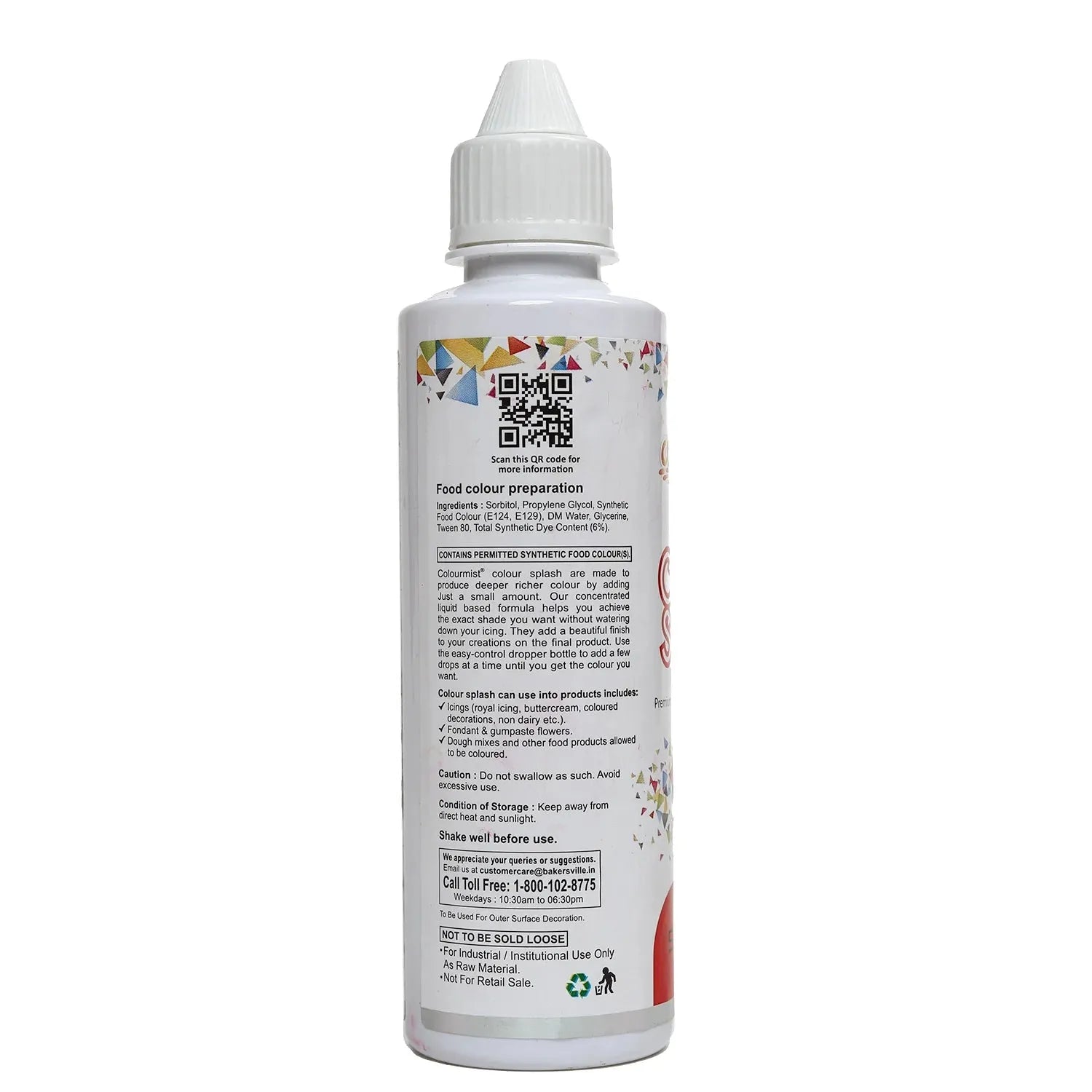 Colourmist Colour Splash (Red Strawberry), 200g - thebakingtools.com