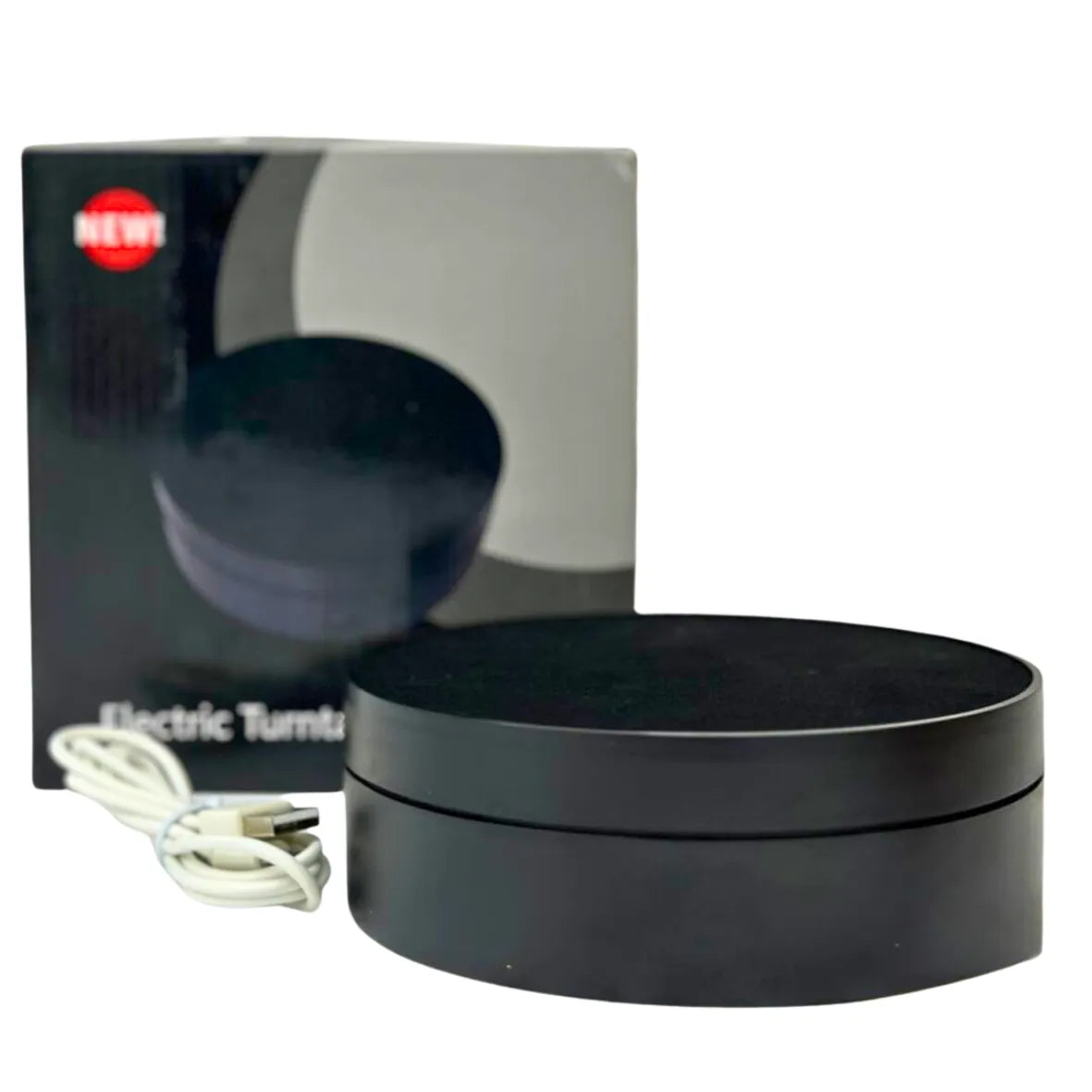 Electric Rotating Turntable - Black - thebakingtools.com