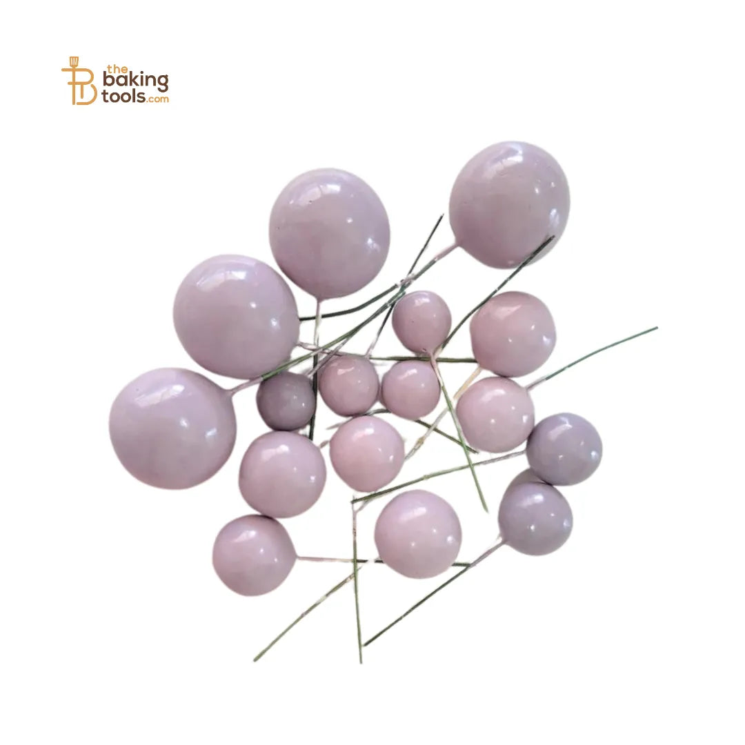 Faux Ball - Pack of 20-Pieces, Light Purple - thebakingtools.com