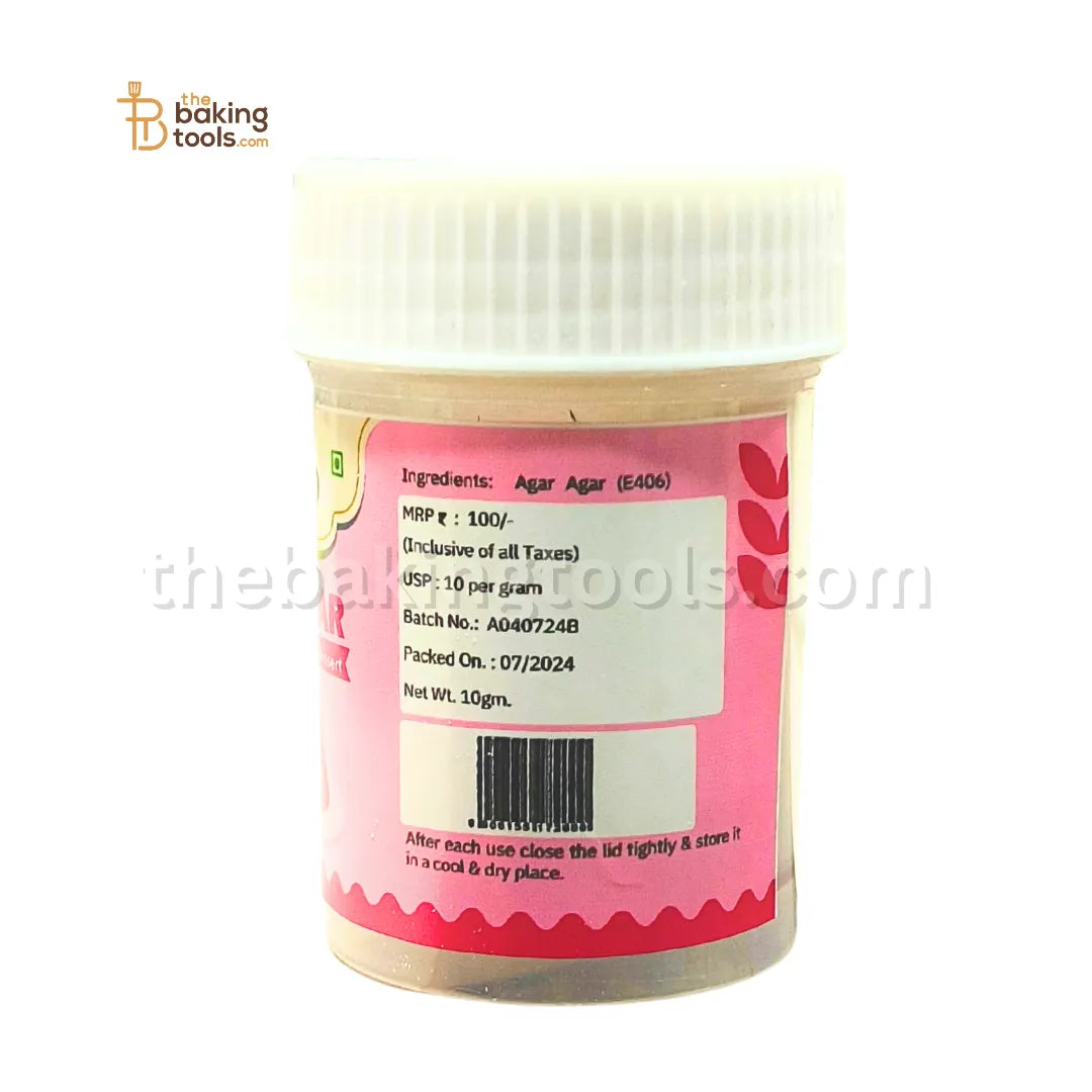 Geeto Agar Agar Gelatin 10 grams - thebakingtools.com