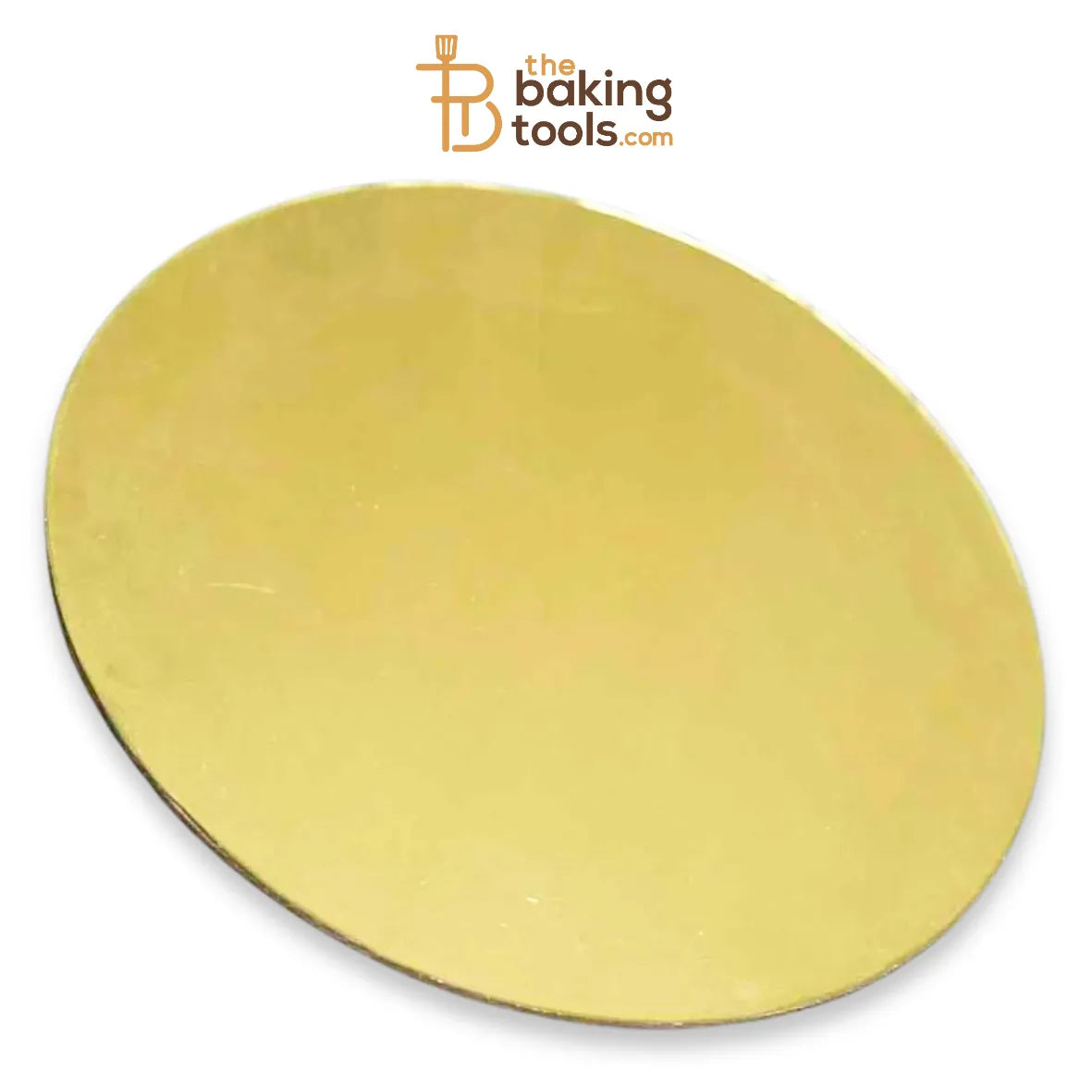 Golden Dial (MDF Board) For 250gm Cake For 7X7 Inch Box - thebakingtools.com