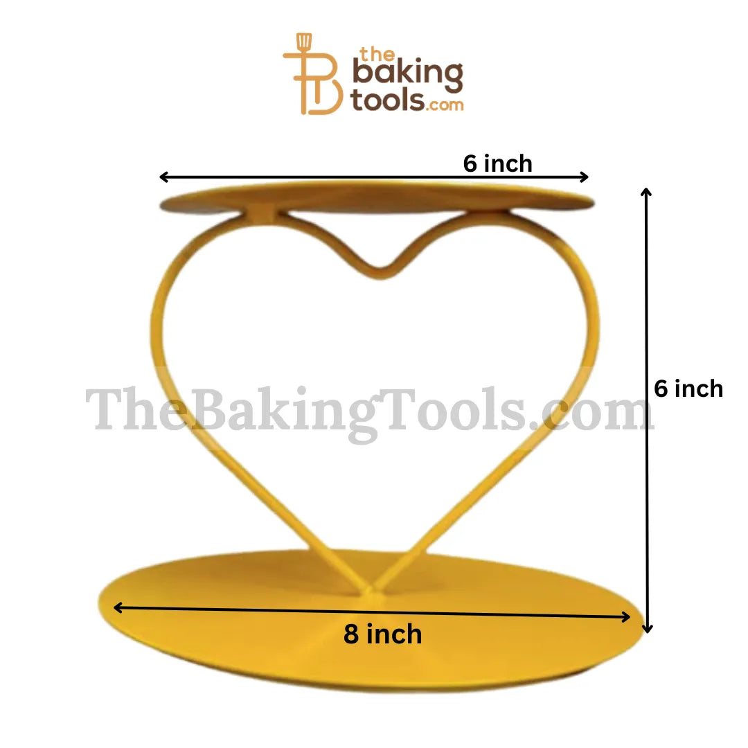 Heart Shaped Floating Cake Spacer (6 Inch) - thebakingtools.com