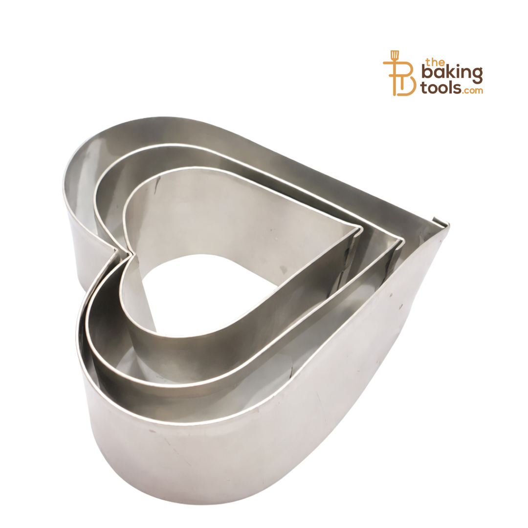 3 PCs Heart Cutter Steel - HEAVY INDIAN