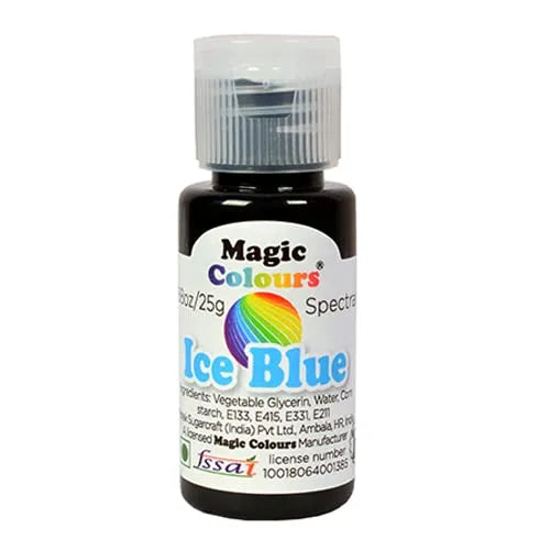 Magic Colours Spectral Mini Edible Gel Colours Ice Blue - thebakingtools.com