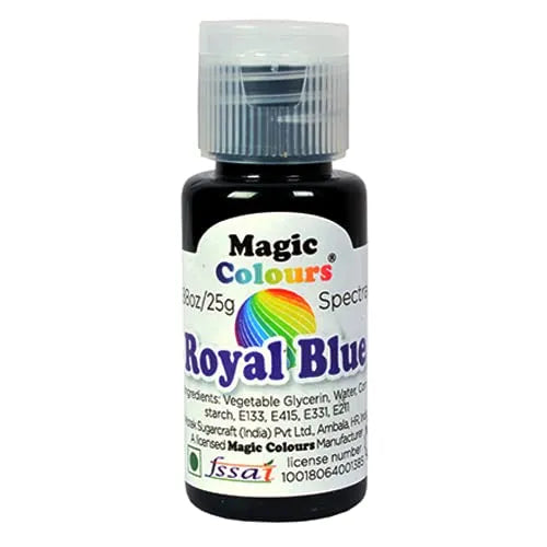 Magic Colours Spectral Mini Edible Gel Colours Royal Blue - thebakingtools.com