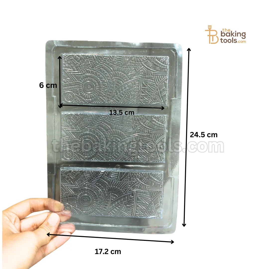 Plastic Chocolate Mould - 008 | PVC Chocolate Mould | PVC Chocolate Mould - thebakingtools.com