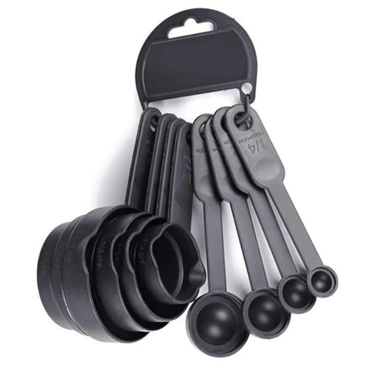 Plastic Measuring Spoon and Cup Set 8-Pieces - thebakingtools.com