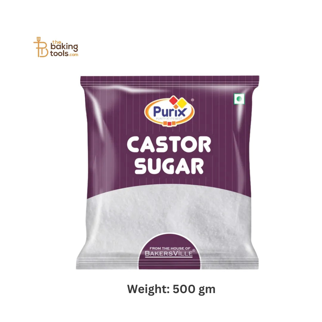 Purix Castor Sugar 500 Grams - thebakingtools.com