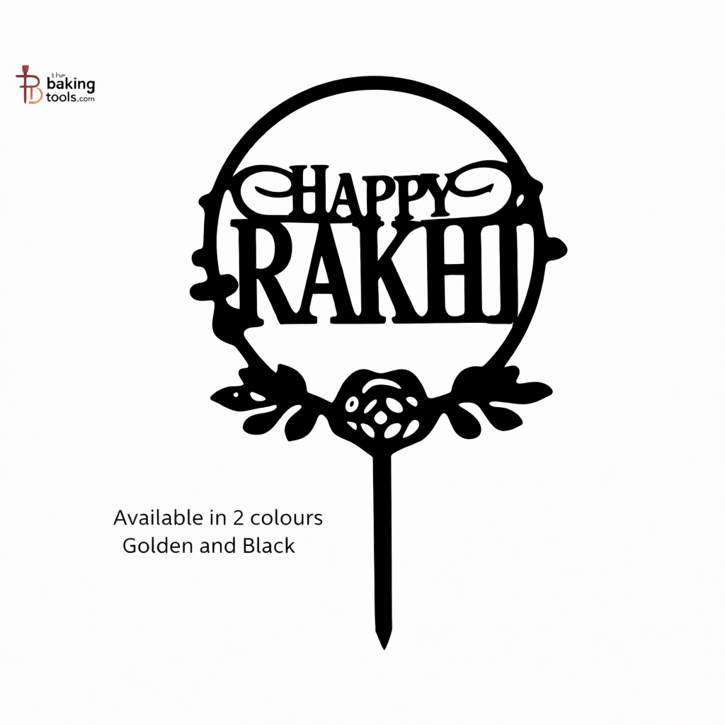 Rakhi Acrylic Cake Topper - 003