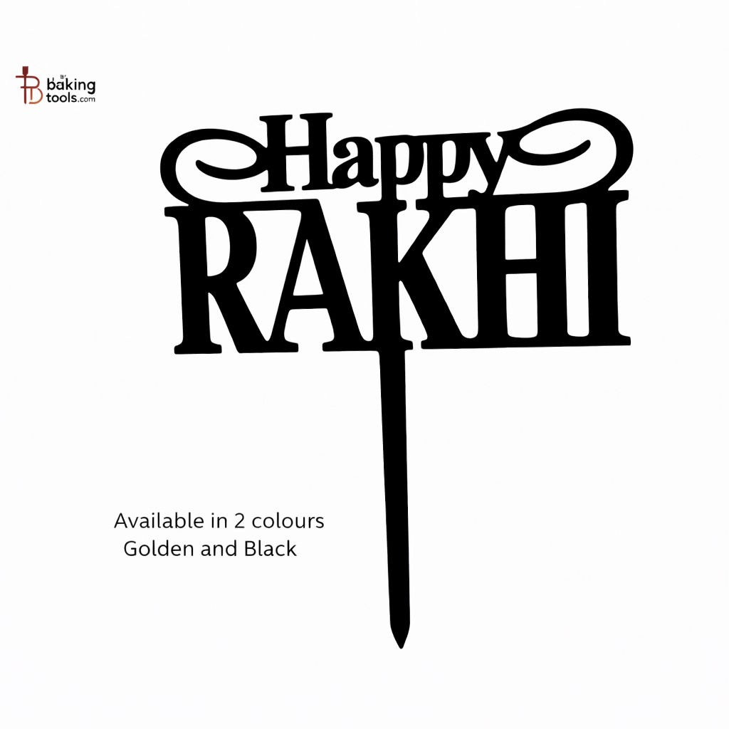 Rakhi Acrylic Cake Topper - 002