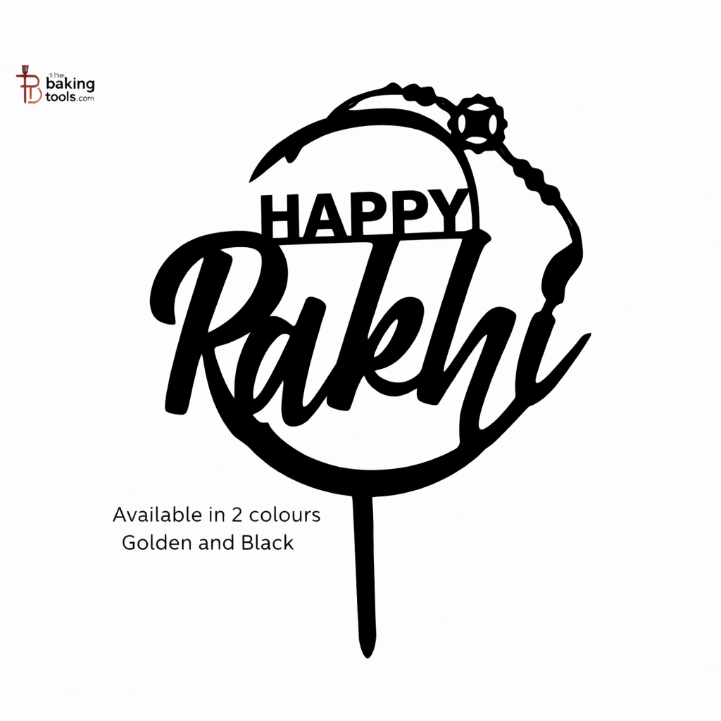 Rakhi Acrylic Cake Topper - 001