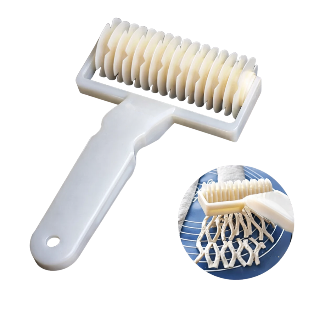 Pastry Lattice Roller Cutter – 10 cm Wheel (Plastic)