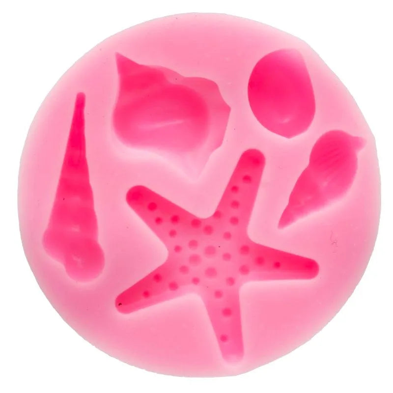 Sea Shape - Silicone Fondant Gum Paste Mould - thebakingtools.com