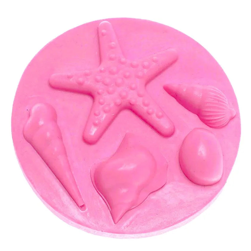 Sea Shape - Silicone Fondant Gum Paste Mould - thebakingtools.com