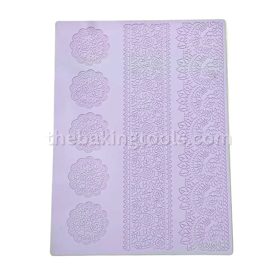 Silicone Lace Mat - 002 - thebakingtools.com