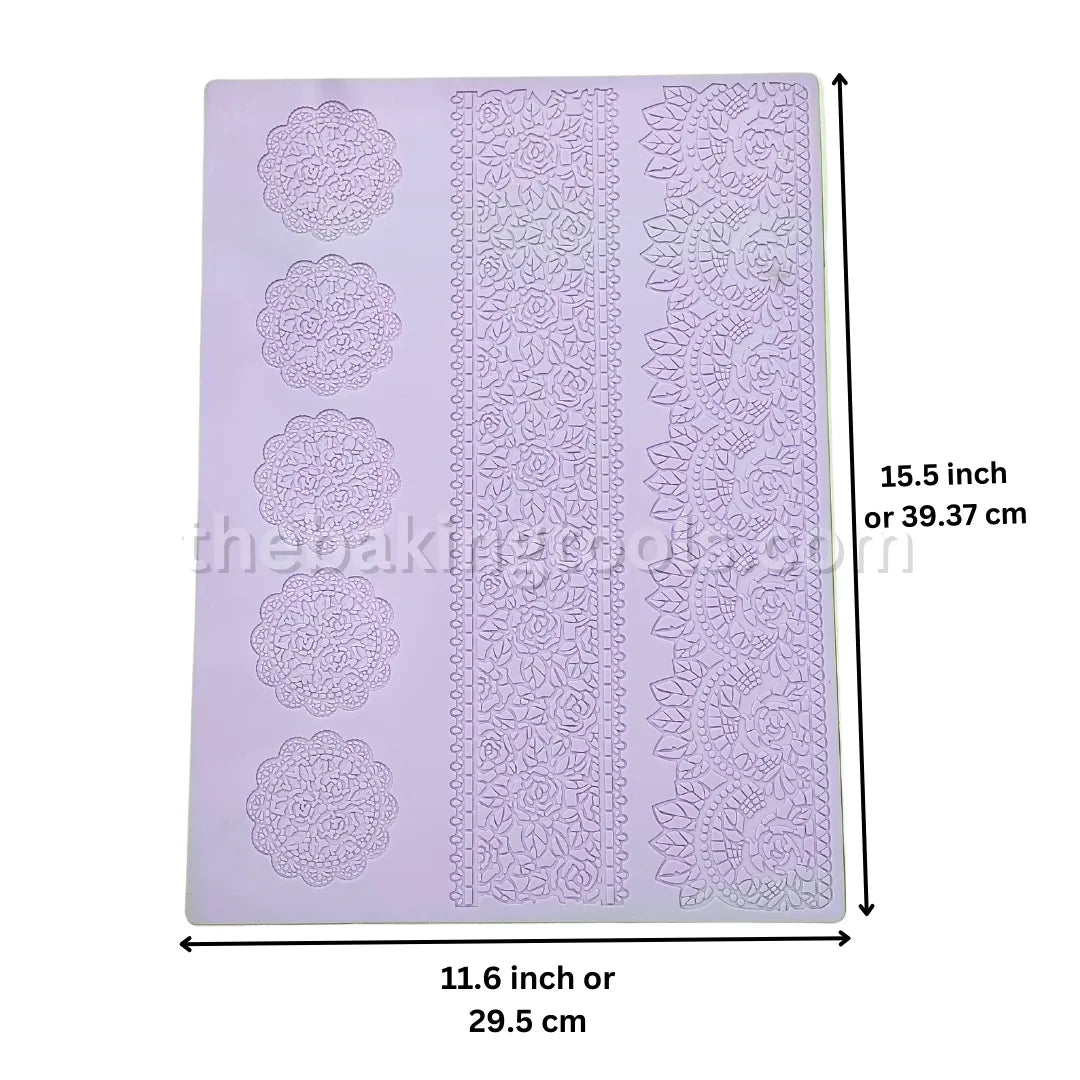 Silicone Lace Mat - 002 - thebakingtools.com