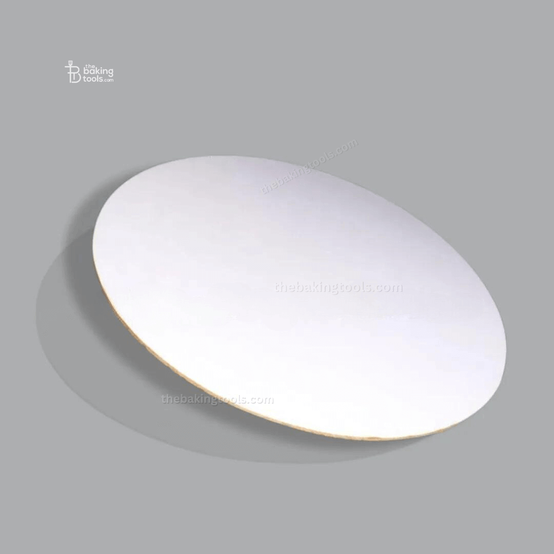 7 inches White Colour MDF Round Cake Base Cake Dial - thebakingtools.com