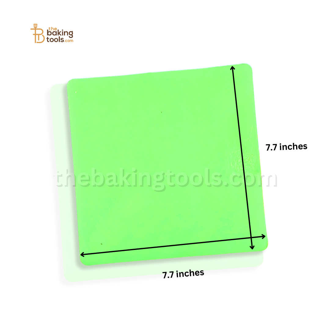 MDF Cake Base Round | Pastel Green Colour - 8 inch - thebakingtools.com