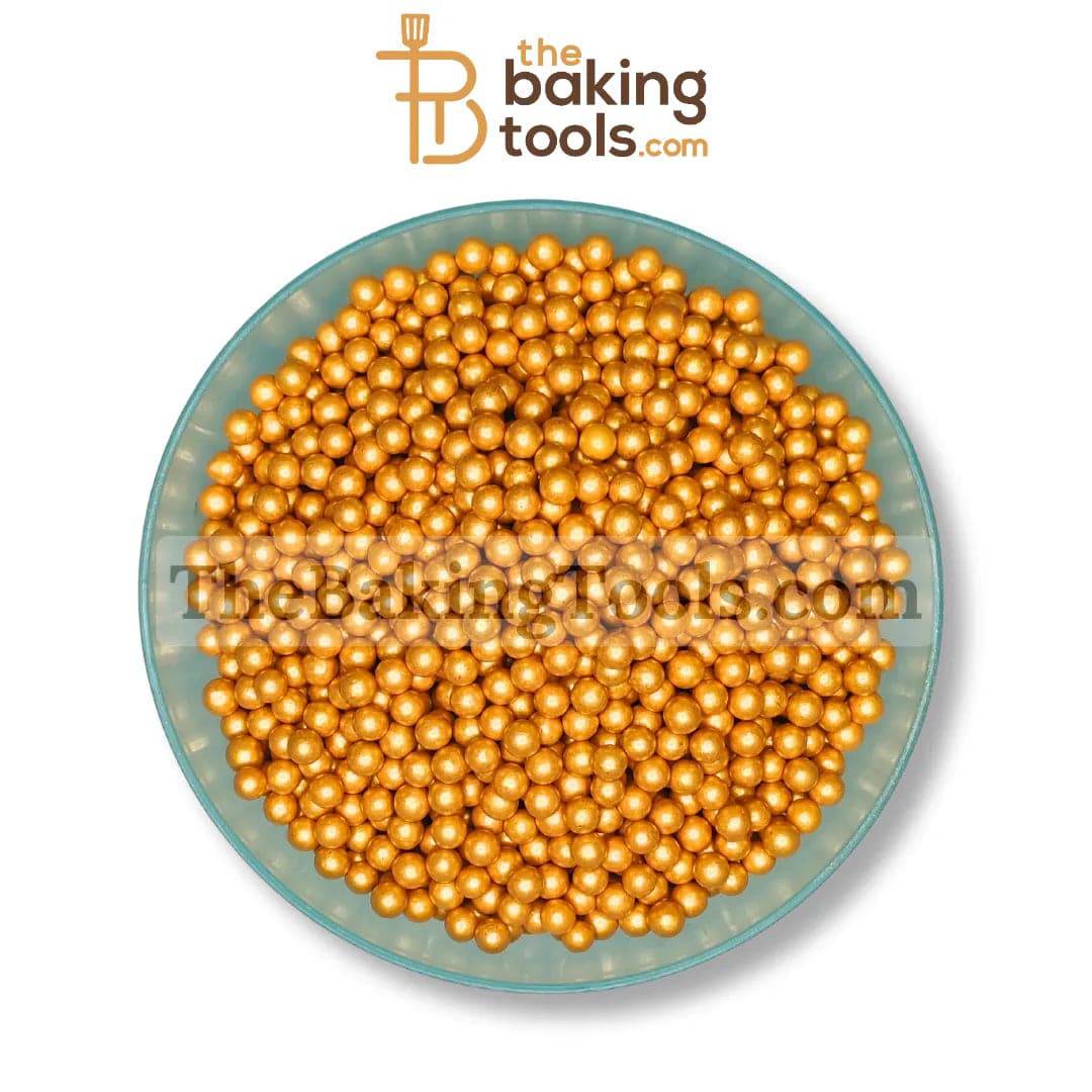 Decorative Golden Ball - 6 mm - thebakingtools.com