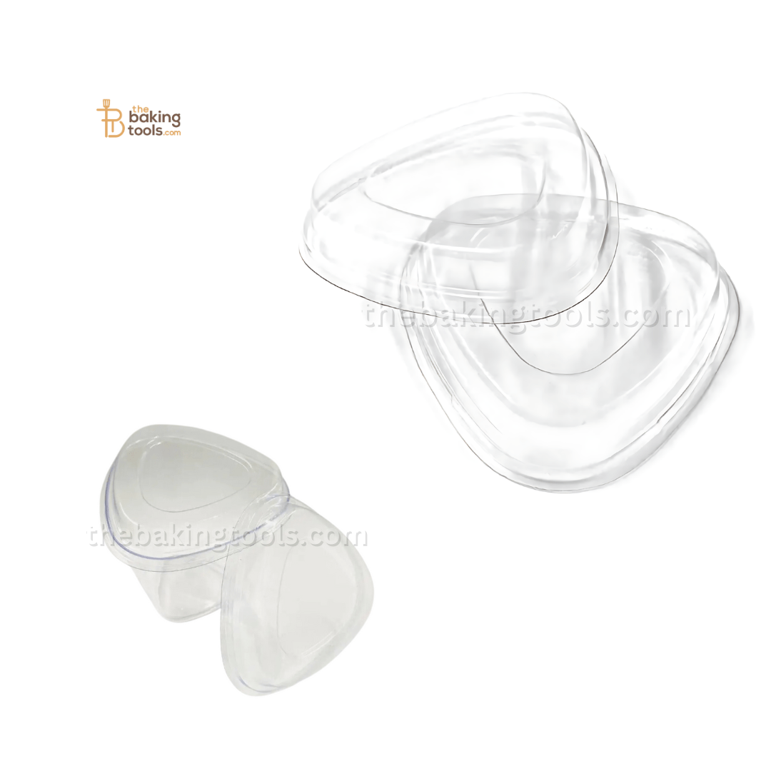 Triangular Acrylic Mousse Cup- PS2 | Pack of 25 - thebakingtools.com