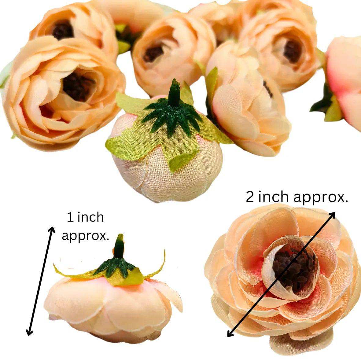 Peony Flower 003 - Pack of 10 - thebakingtools.com