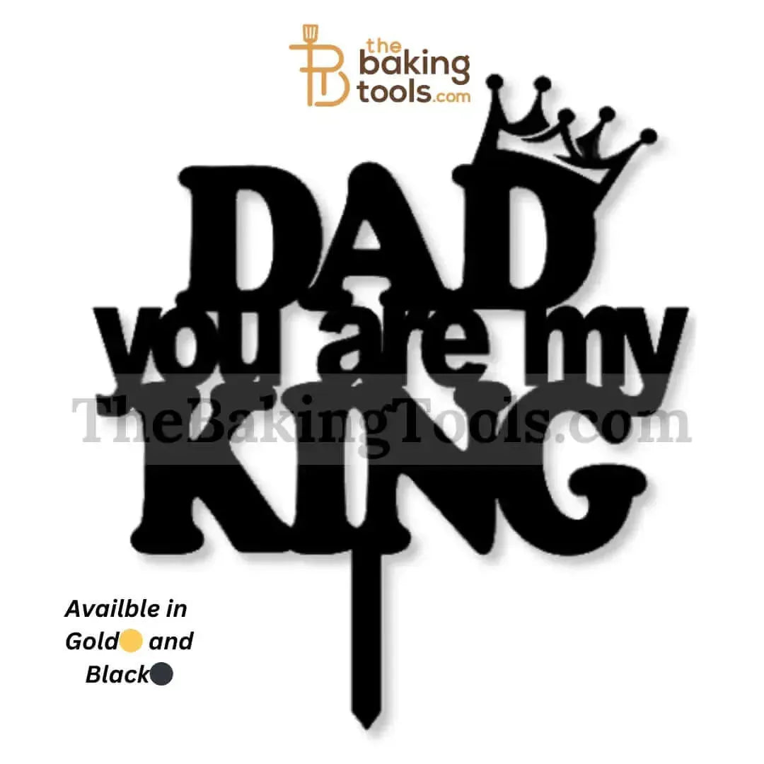 Happy Father's Day Cake Topper MFA-05 - thebakingtools.com
