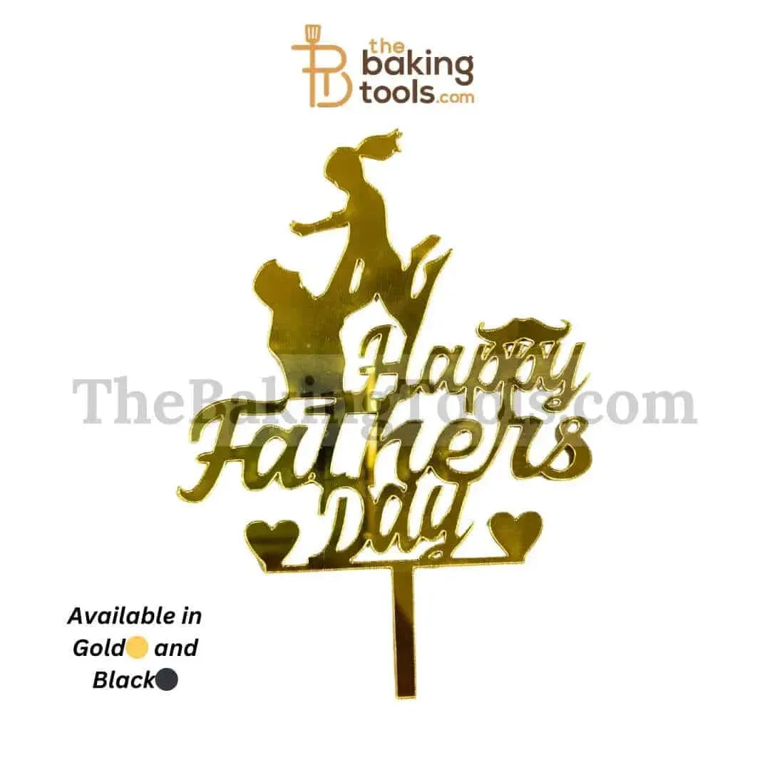 Happy Father's Day Cake Topper MFA-12 - thebakingtools.com