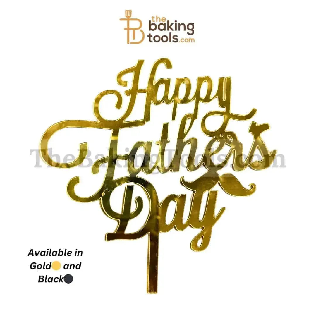 Happy Father's Day Cake Topper MFA-13 - thebakingtools.com