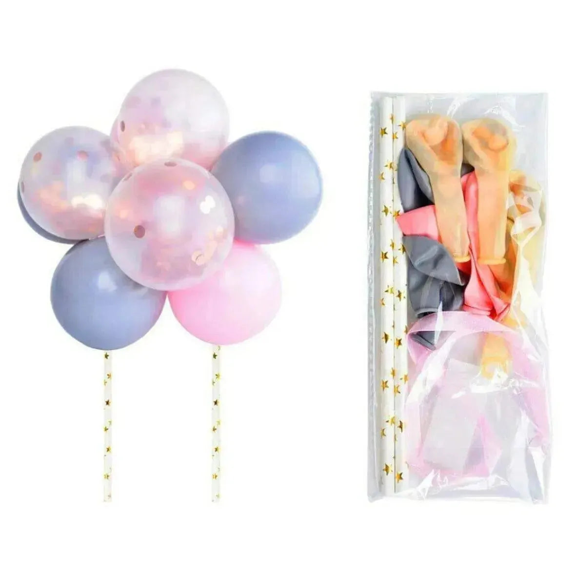 14 Pcs Balloon Topper (Random Colour) - thebakingtools.com