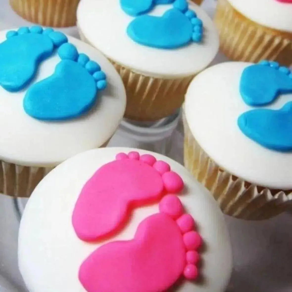 2 PC Baby Feet Fondant Cutter - thebakingtools.com