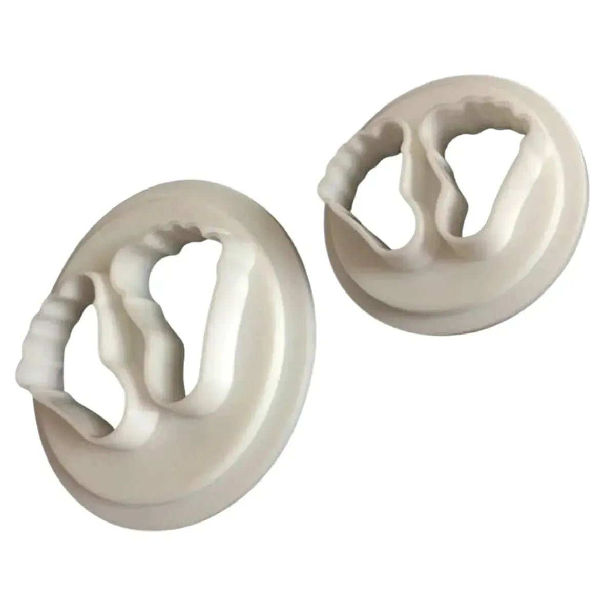 2 PC Baby Feet Fondant Cutter - thebakingtools.com