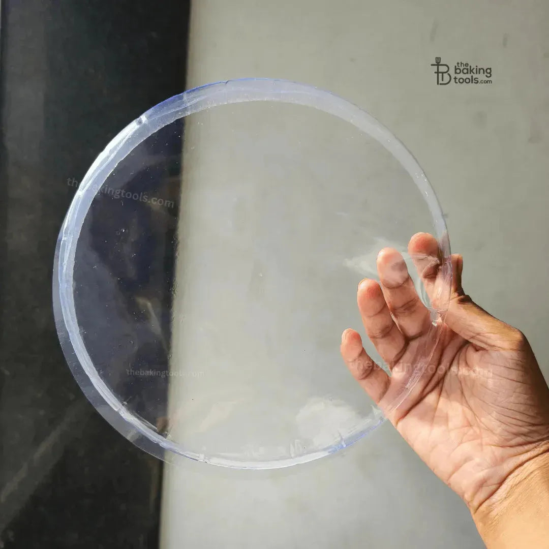 21 Cavity Round Mithai Modak Laddoo Hamper Box With Golden Tray And Clear Transparent Lid (Pack Of 5) - thebakingtools.com