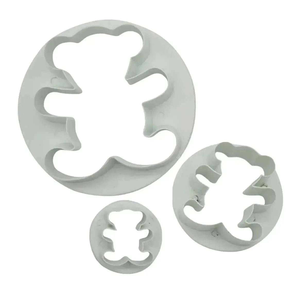 3 PCs Bear Plunger Cutter - thebakingtools.com