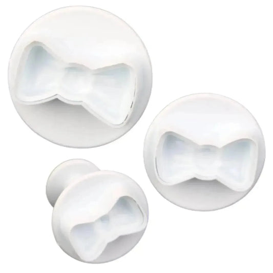 3 PCs Bow-Shaped Plunger Cutter - thebakingtools.com