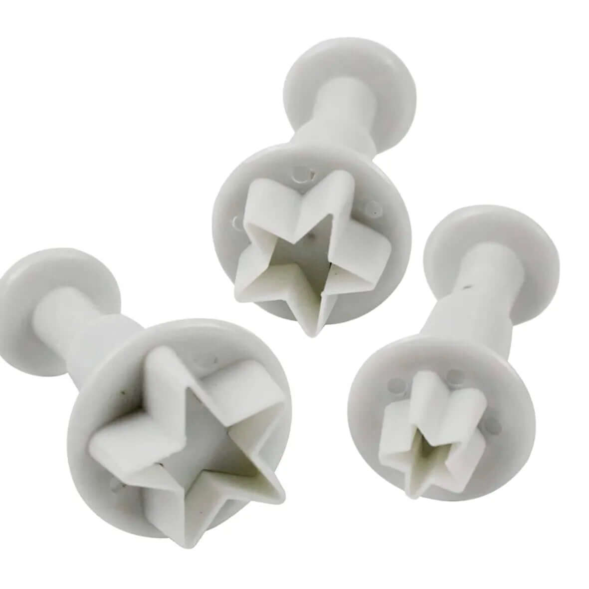 3 PCs Star Plunger Cutter - thebakingtools.com