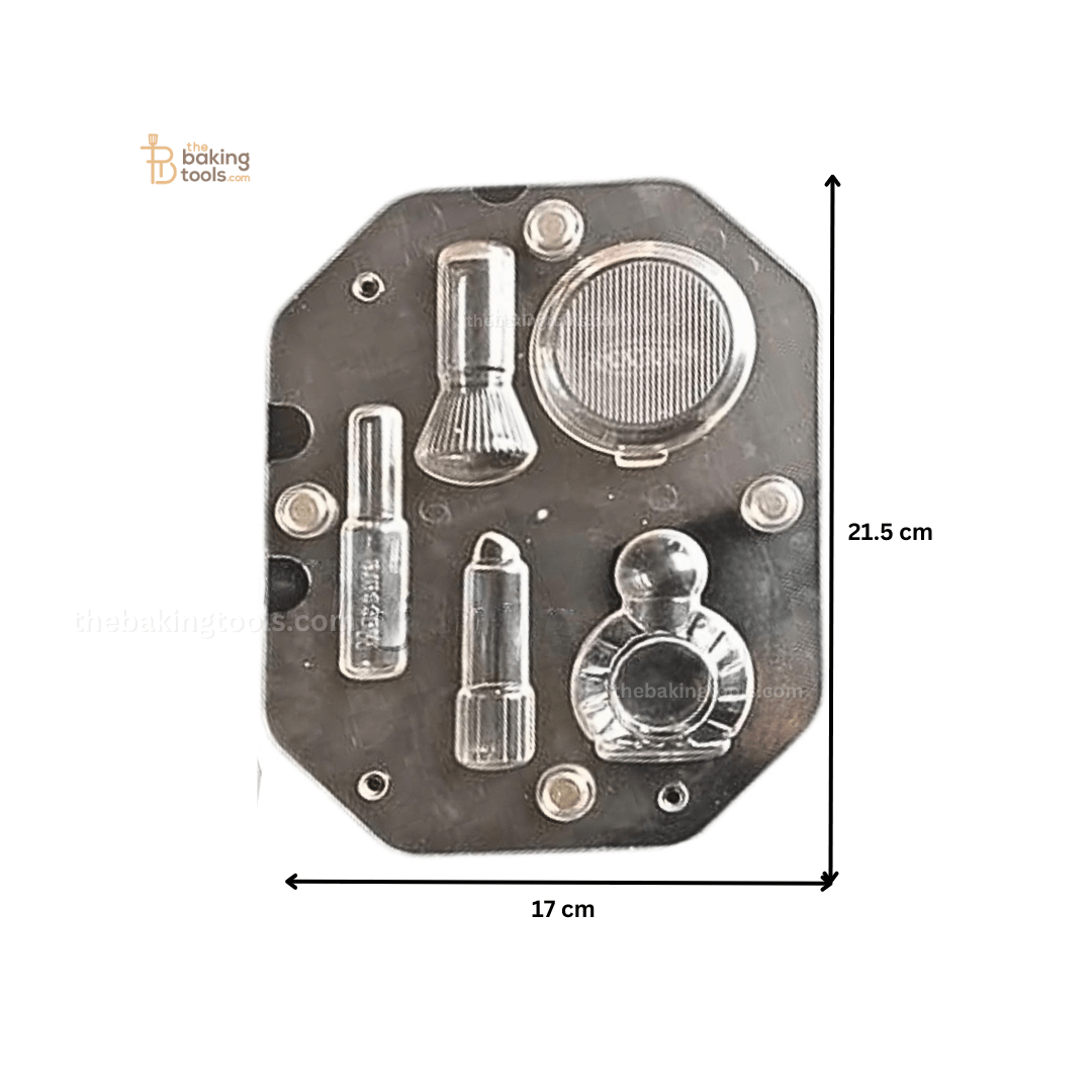 3D Polycarbonate Chocolate Mould - Cosmetic or Makeup Shape - thebakingtools.com