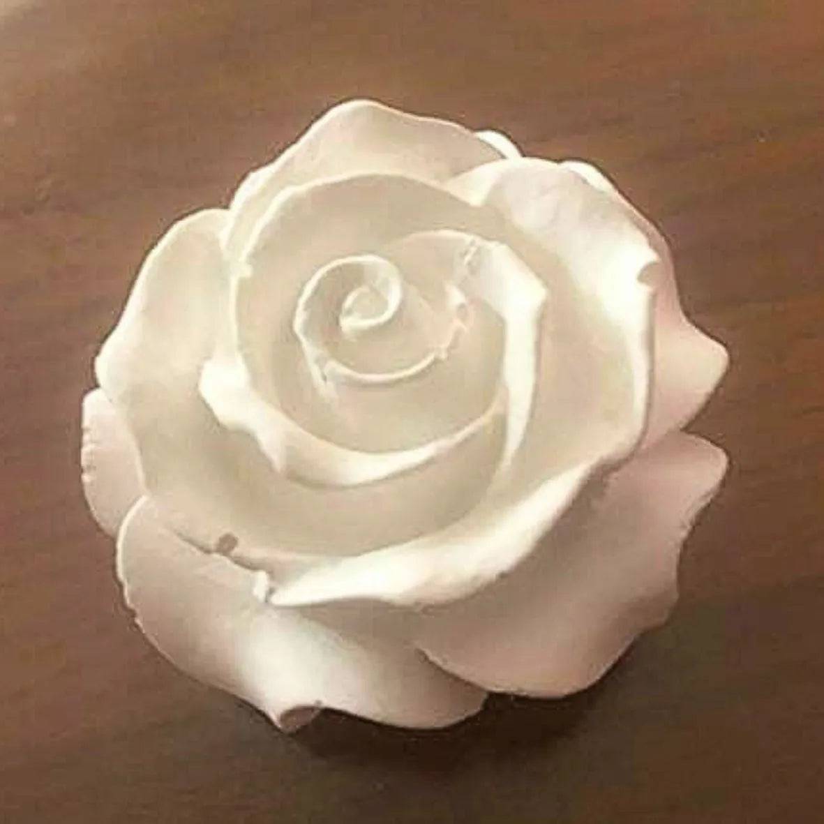 3D Rose Flower Silicone Fondant Gum Paste Mould - thebakingtools.com