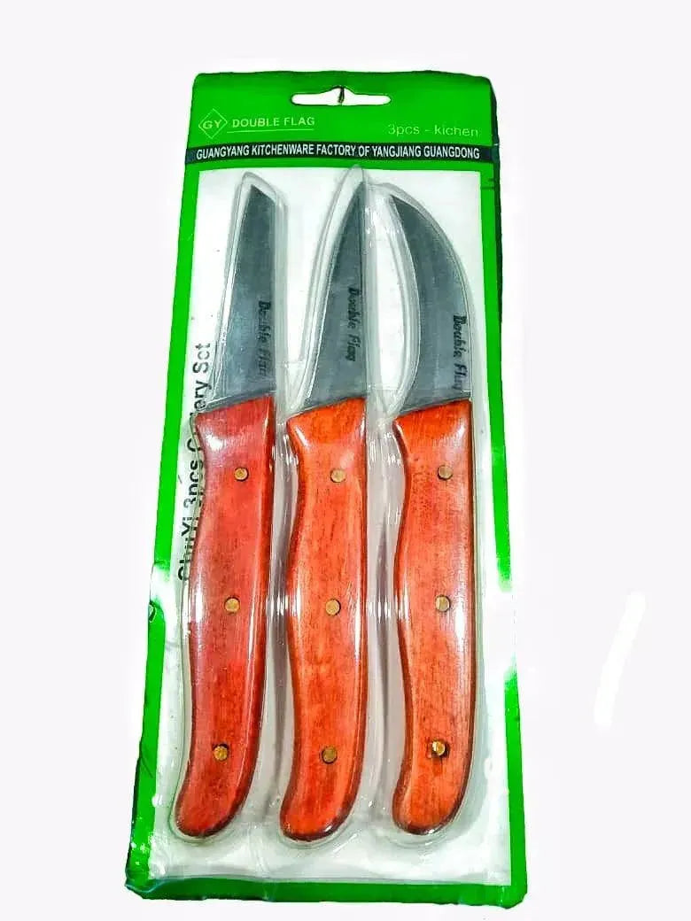 3Pcs Fruit Cutting Knife - thebakingtools.com