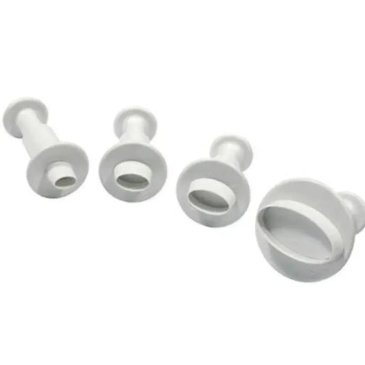 4 PCs Oval Plunger Cutter - thebakingtools.com
