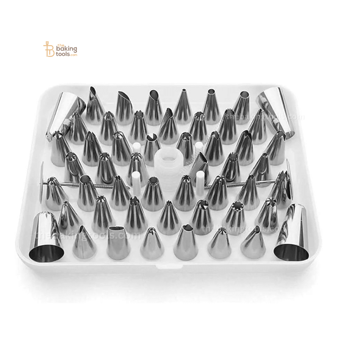 52 Pieces Cake Icing Nozzles Set - thebakingtools.com