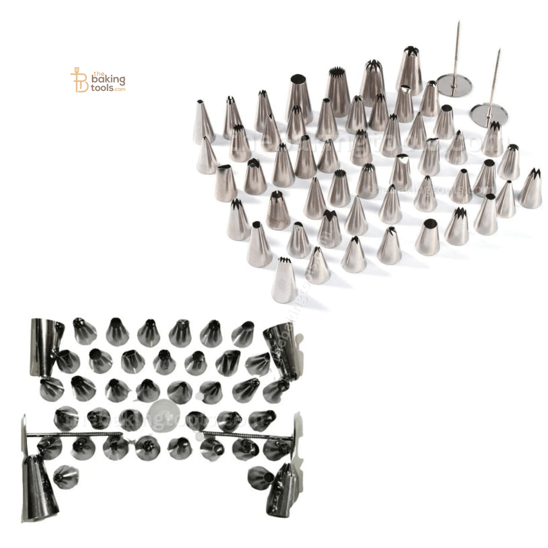 52 Pieces Cake Icing Nozzles Set - thebakingtools.com