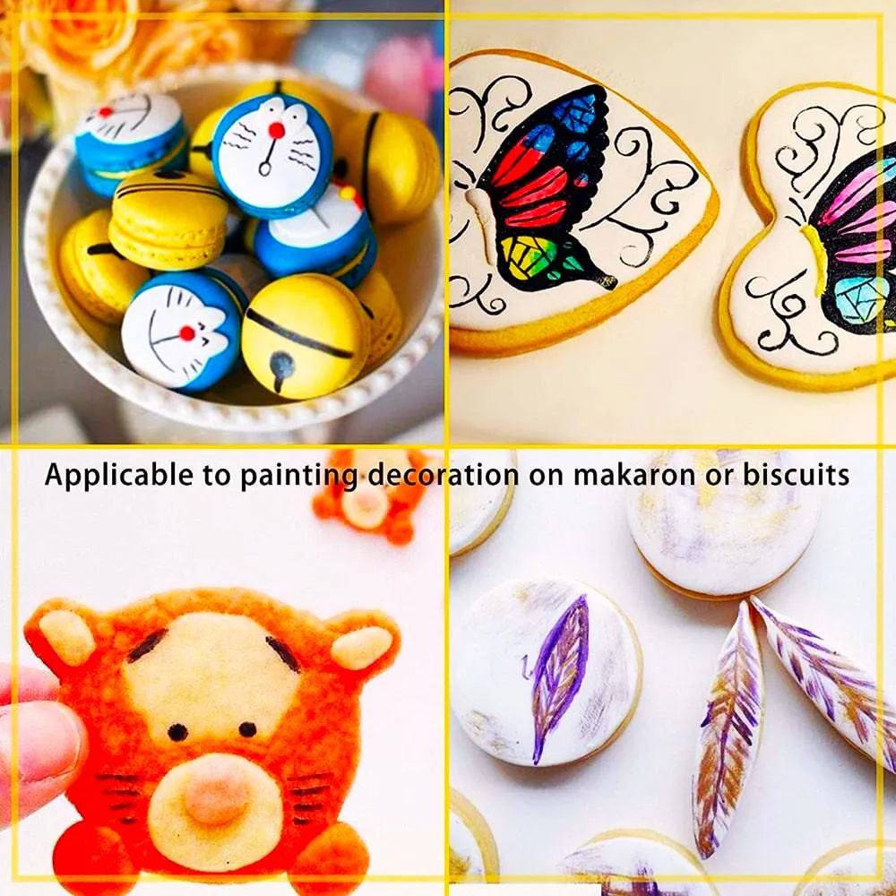 5Pcs Fondant Writing Pastry Marker Set - thebakingtools.com