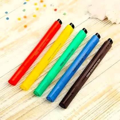 5Pcs Fondant Writing Pastry Marker Set - thebakingtools.com