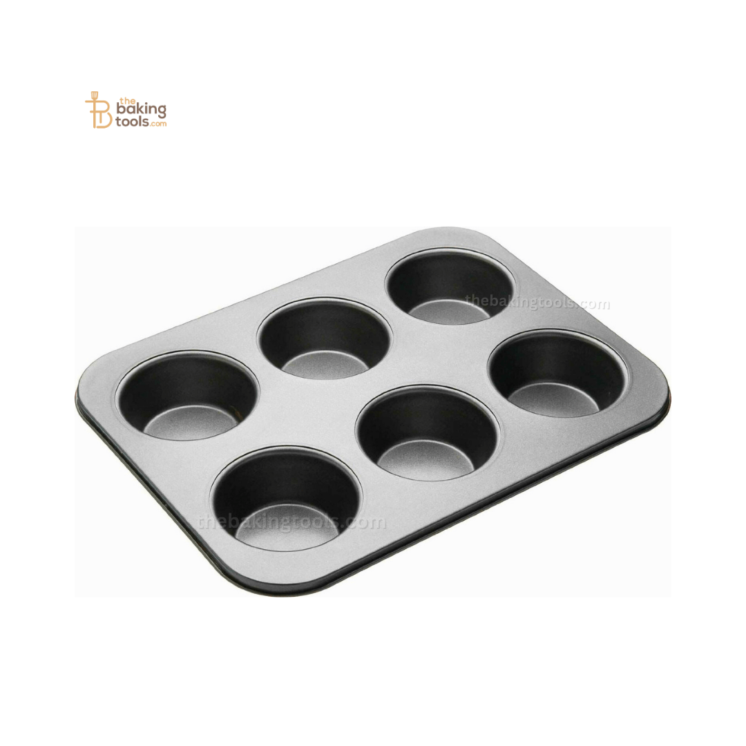 6 Cavity Muffin/Cupcake Tray - thebakingtools.com