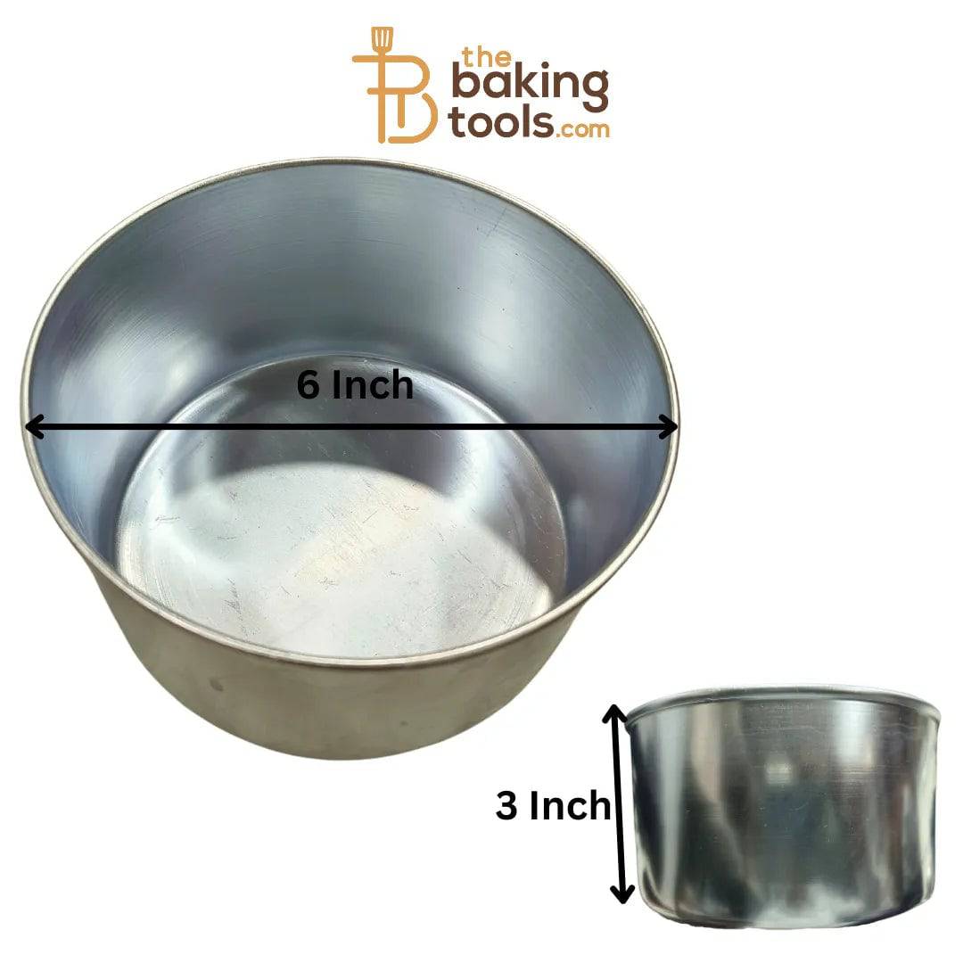 6 inch Cake Round Mould, 6 Inch Width 3 Inch Height - thebakingtools.com