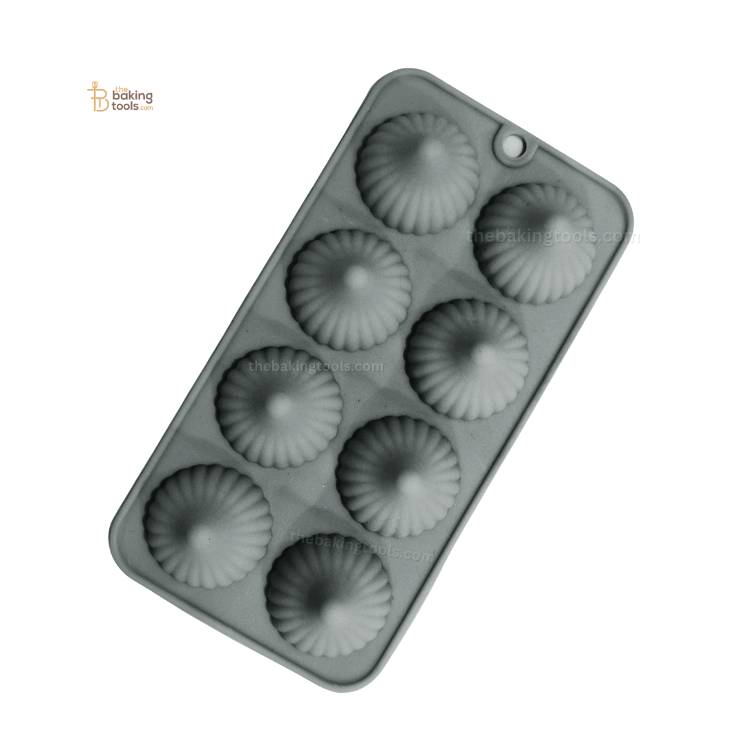 8 Cavity Silicon Mini Modak Mould Modak Sacha Modak Sancha - thebakingtools.com