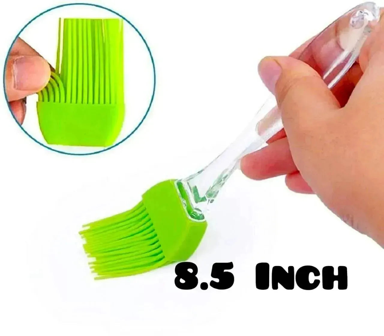Acrylic Handle Brush 8.5 Inch - thebakingtools.com