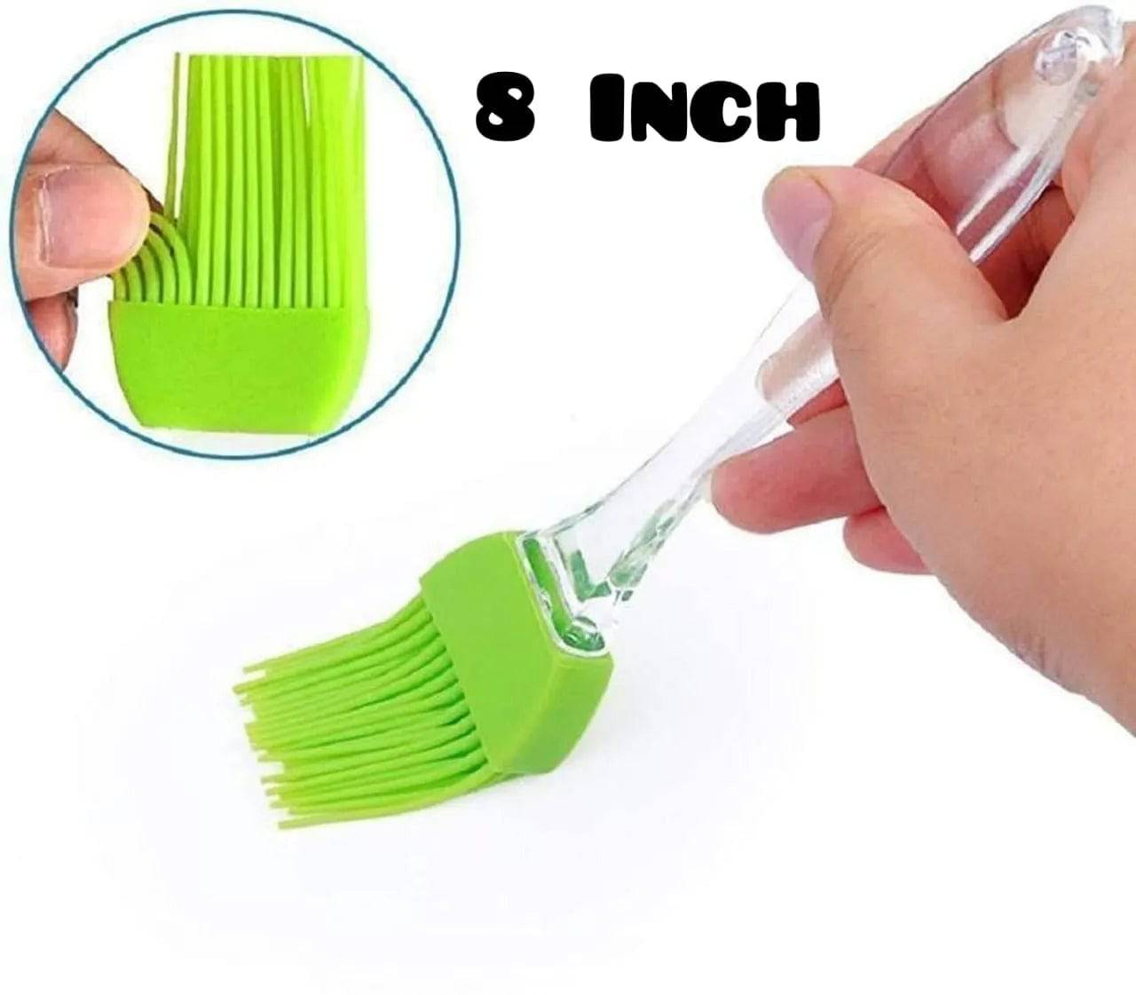 Acrylic Handle Brush 8 Inch - thebakingtools.com