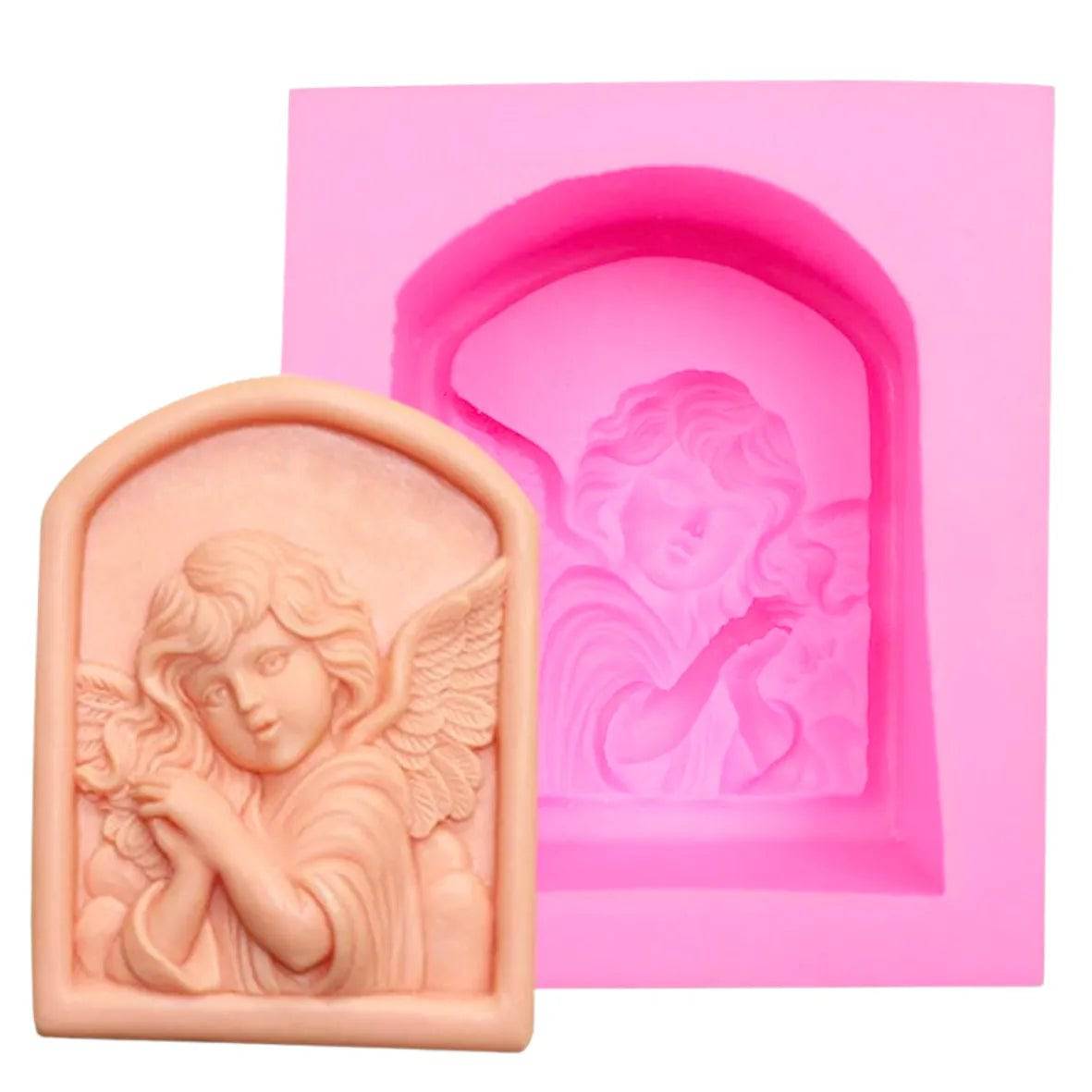 Angel By The Window Angel 2 Silicone Fondant Gum Paste Mould - thebakingtools.com