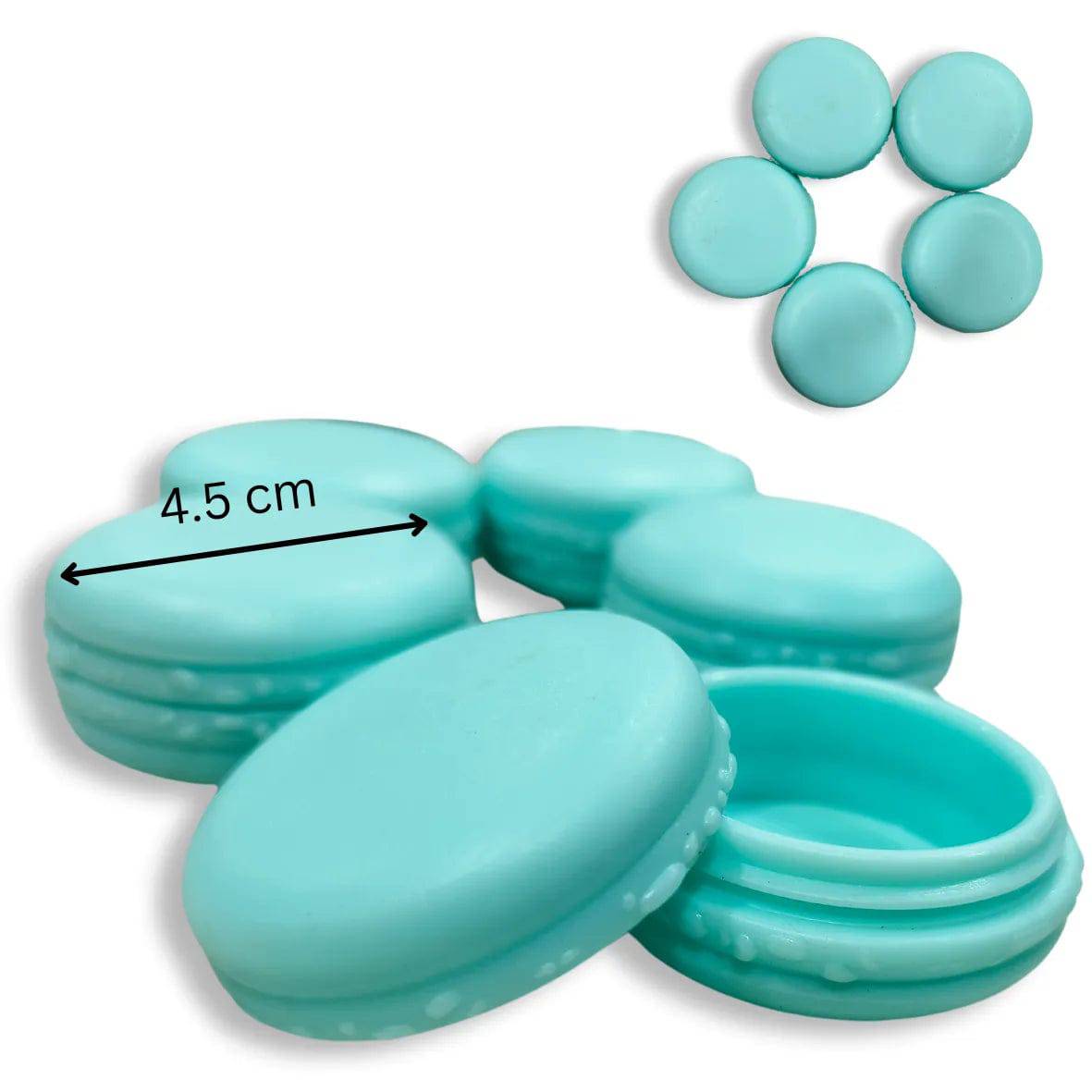 Artificial Macron Turquoise - Pack of 5 - thebakingtools.com